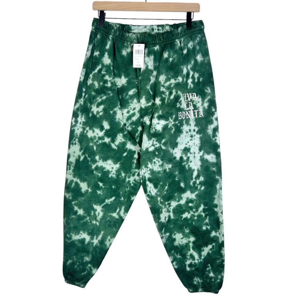 New Women’s Viva La Bonita Tie Dye Sweatpants Size XL